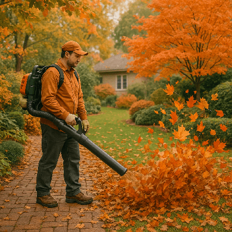 Ramassage de feuilles