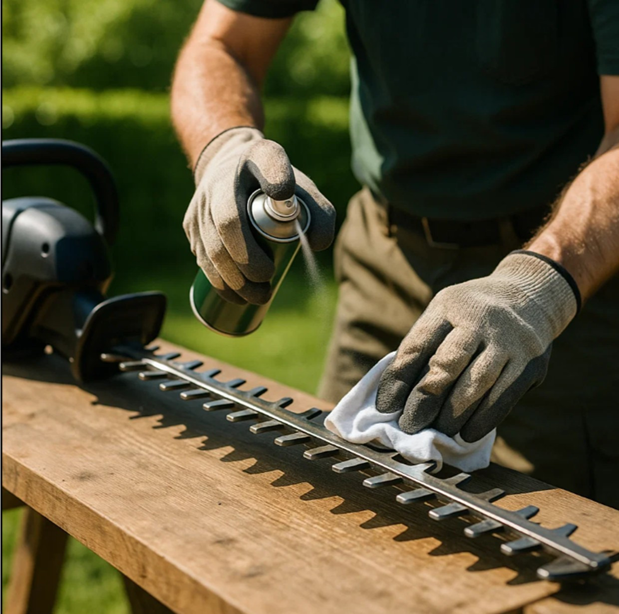 Comment entretenir la lame de son taille-haie pour prolonger sa durée de vie ?